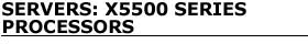 Servers X5500 series processors